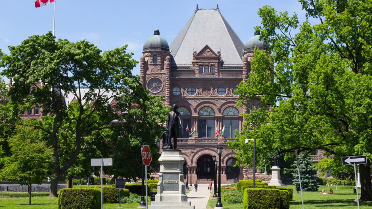 The Ontario Legislative Building.
