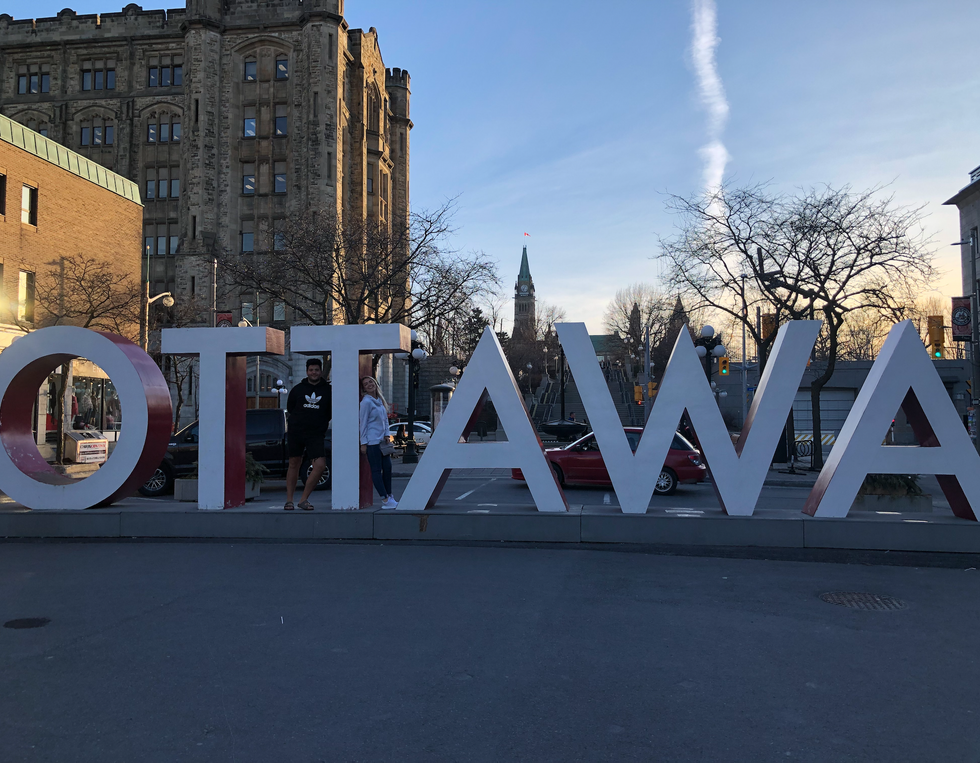 The Ottawa sign.