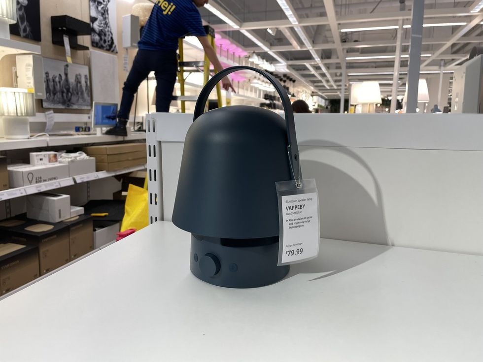 The outdoor speaker.