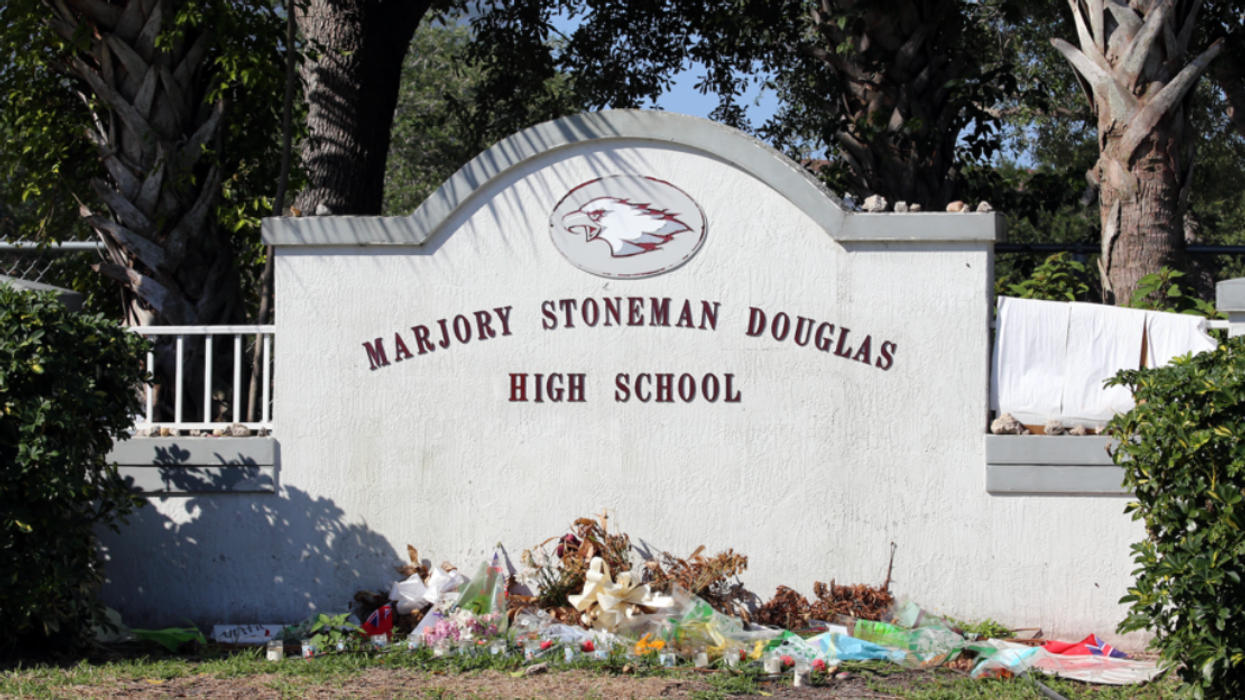 The outside of Marjory Stoneman Douglas High School.