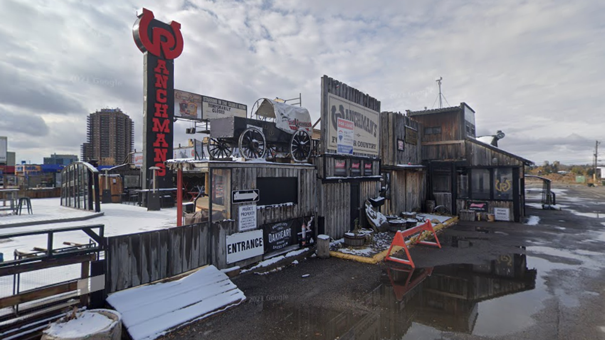 The outside of Ranchman's in Calgary.