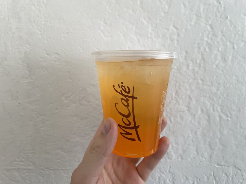 The Peach Mango Fruit Splash.