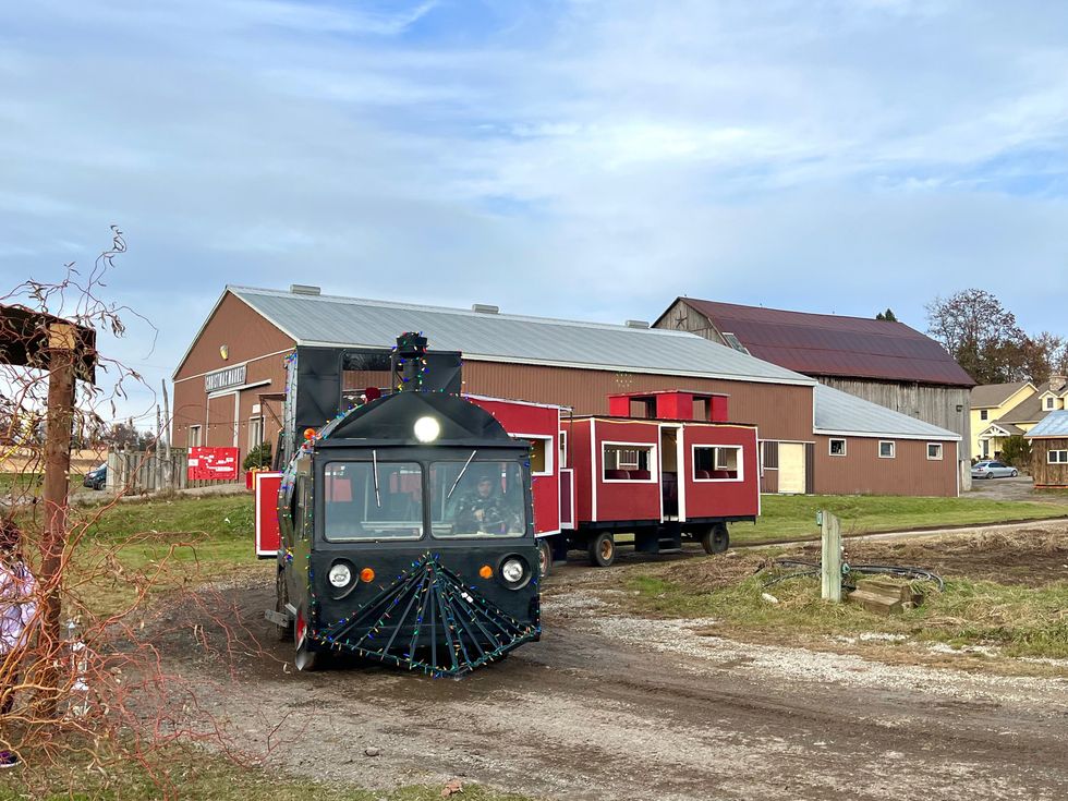 The Polar Express train.