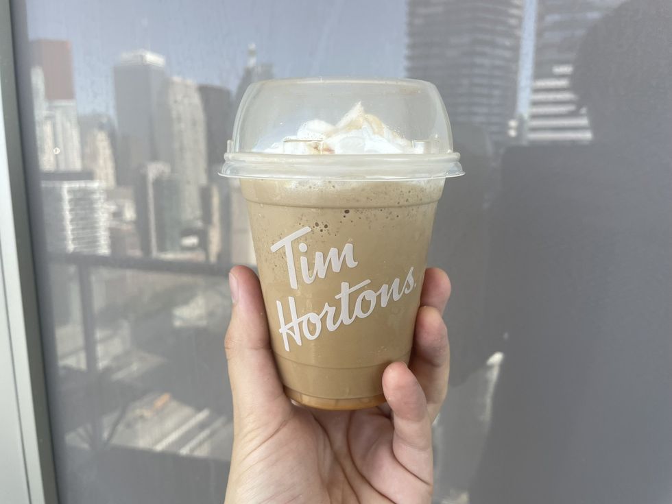 The Pumpkin Spice Iced Capp.