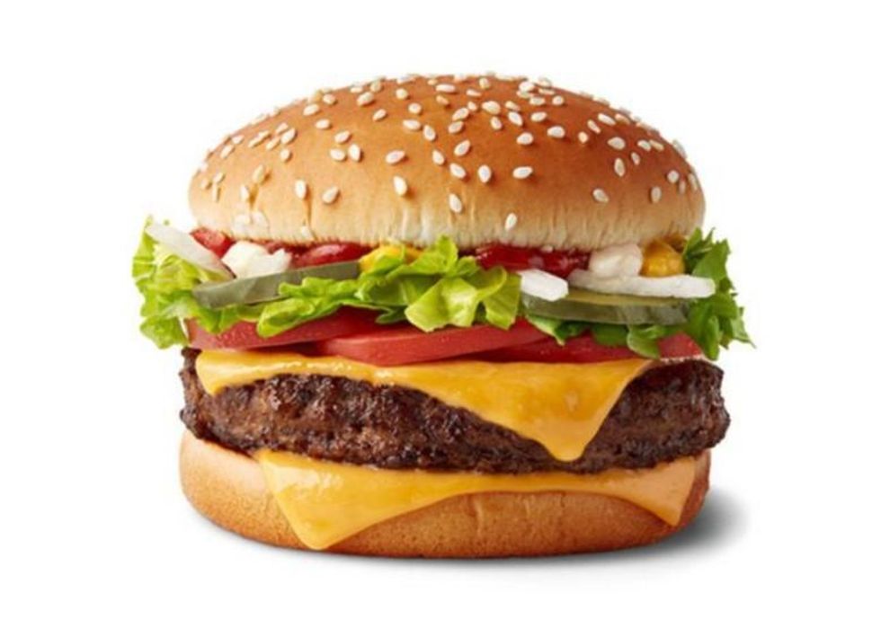 The Quarter Pounder with Cheese Deluxe.