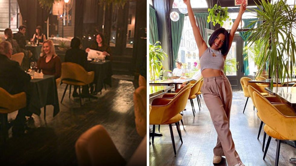 The Recruit. Droite : Restaurant Loam.