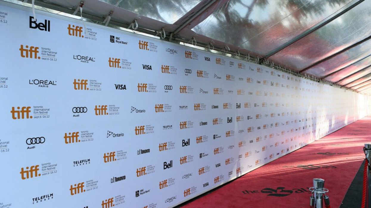 The red carpet at TIFF.
