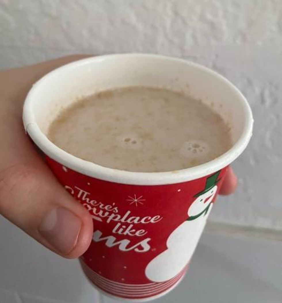 The Reese's hot chocolate.