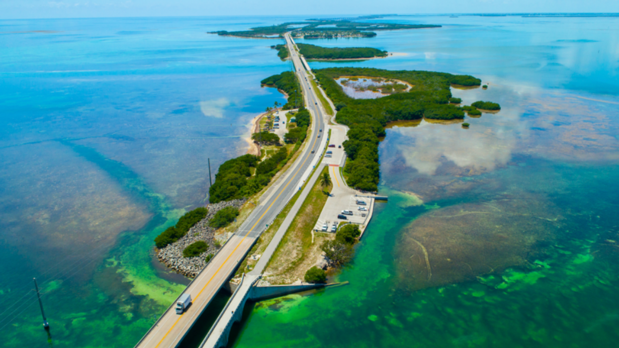 The road to the Florida Keys.