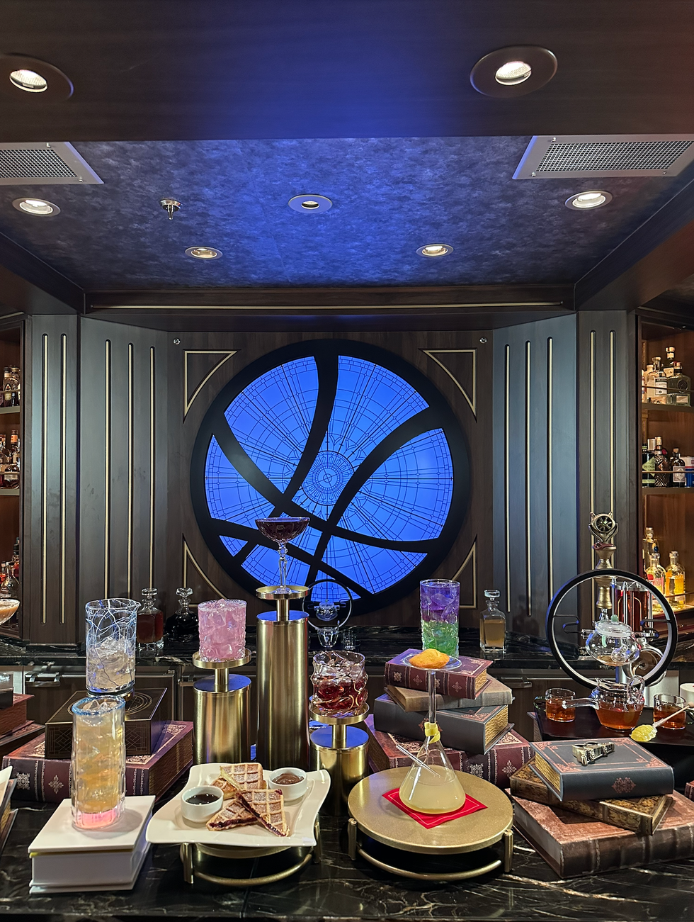 The Sanctum, a Destiny lounge inspired by Doctor Strange.