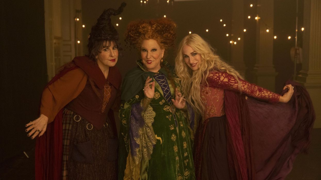 The Sanderson sisters in Hocus Pocus 2.