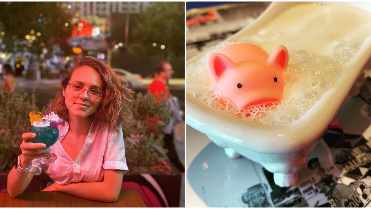 The Smashed Pig In Las Vegas Lets You Sip Cocktails From A Tiny Bathtub