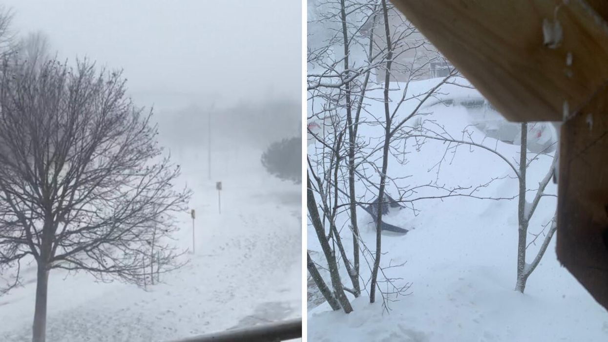 The snowstorm that hit Ontario.