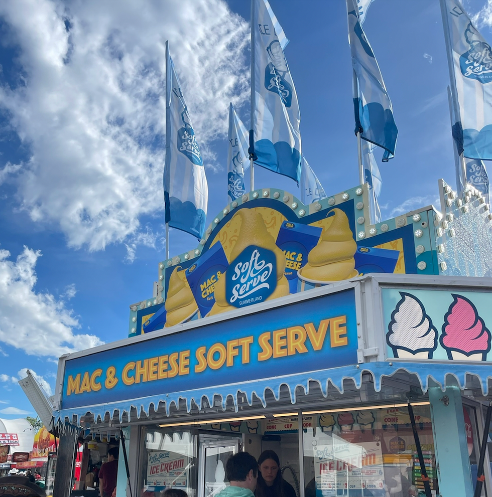 The soft serve stand.