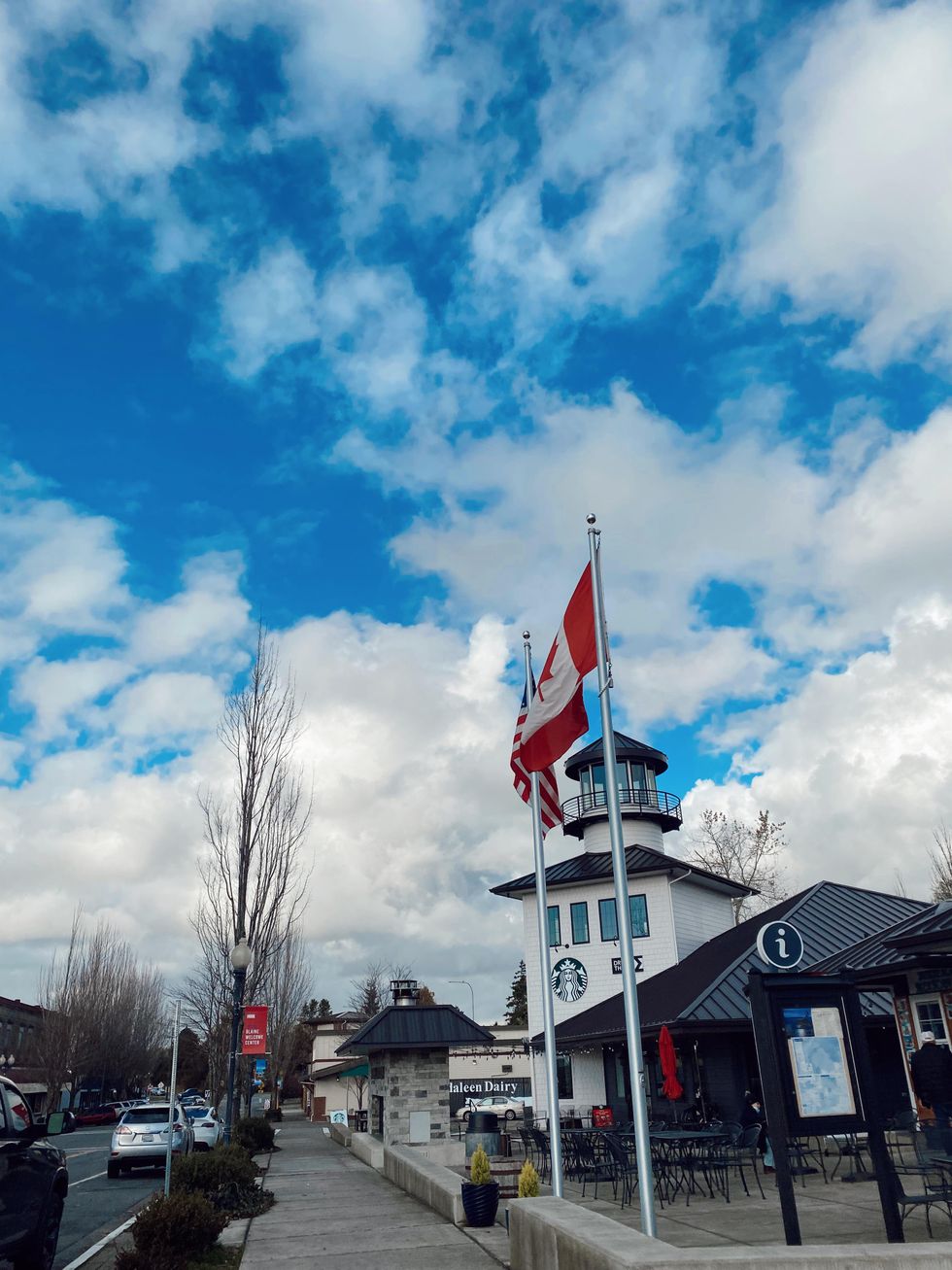 The Starbucks in Blaine, Washington.