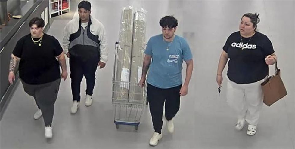The suspects who allegedly stole from an IKEA in Burlington.
