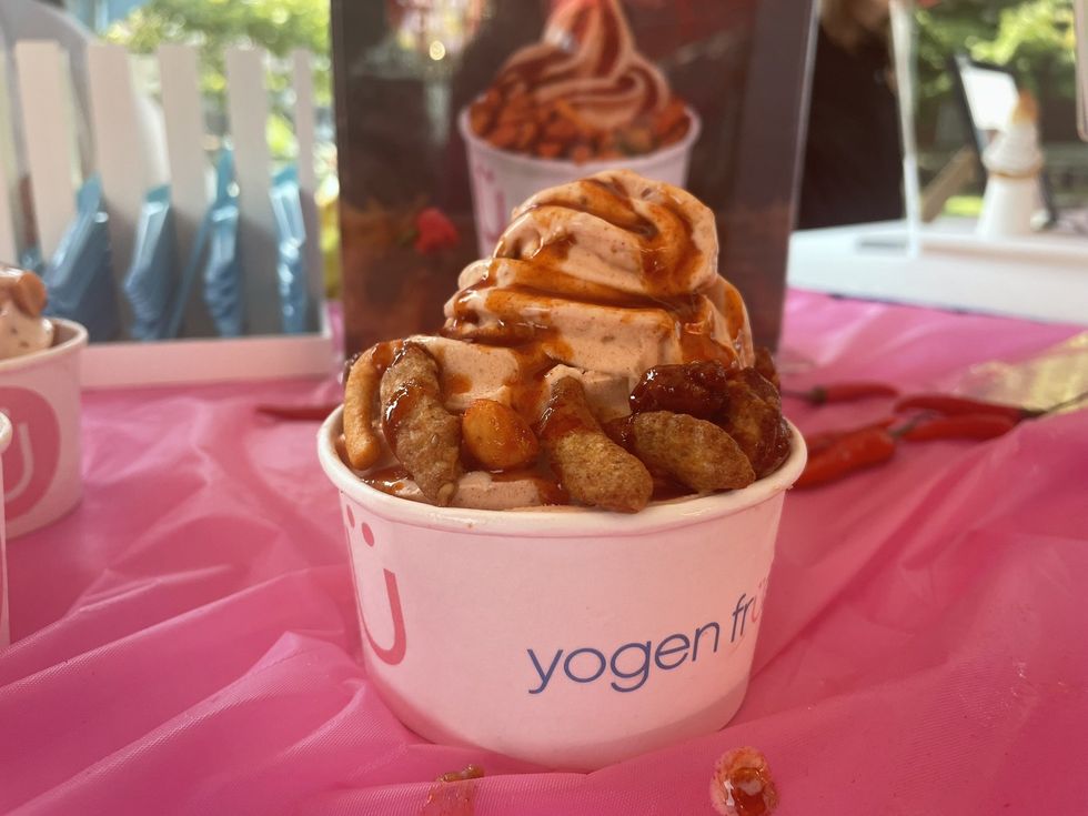 The Sweet & Spicy Caramel Nuts.