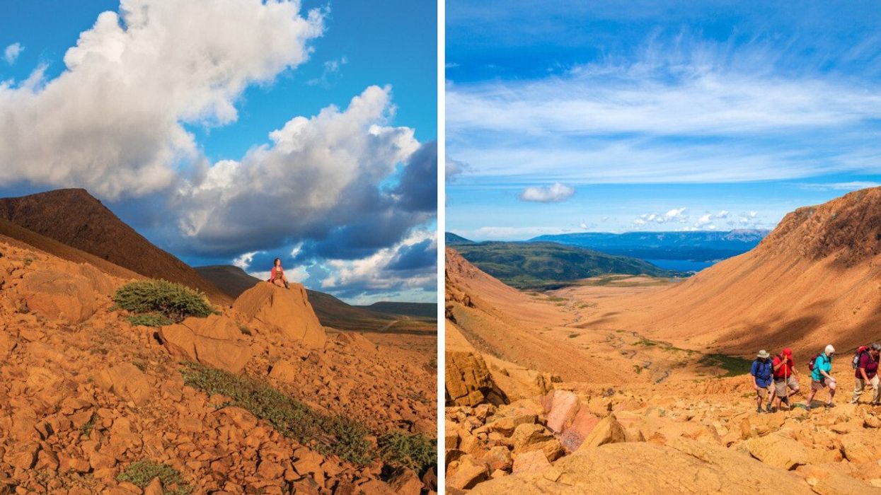 The Tablelands in Newfoundland and Labrador.