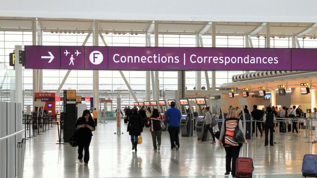 The terminal of Toronto Pearson International Airport.