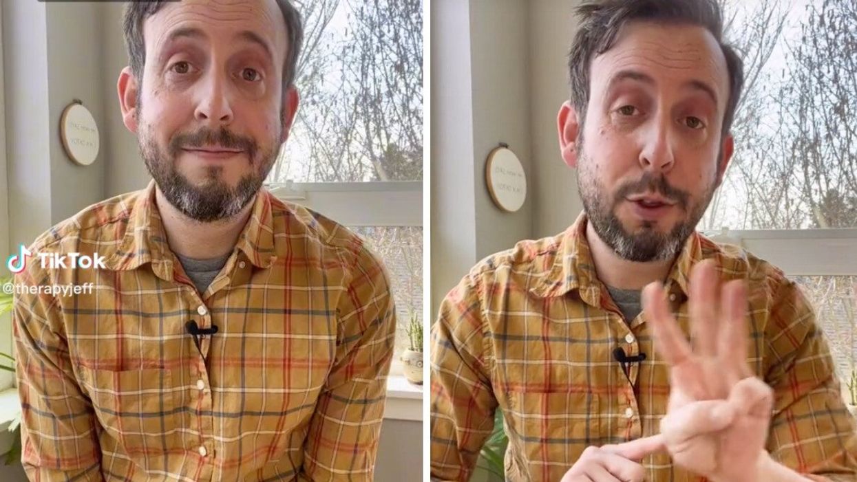 The Therapist on TikTok explaining the 5 red flags during the honeymoon phase.