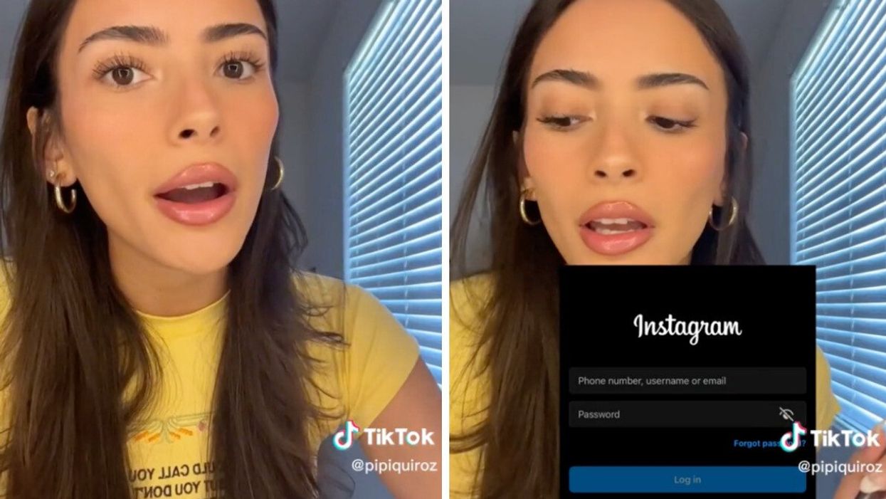 The TikToker explaining the hack.