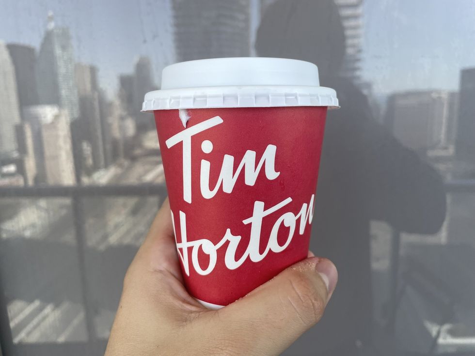 The Tim Hortons Pumpkin Spice Latte.