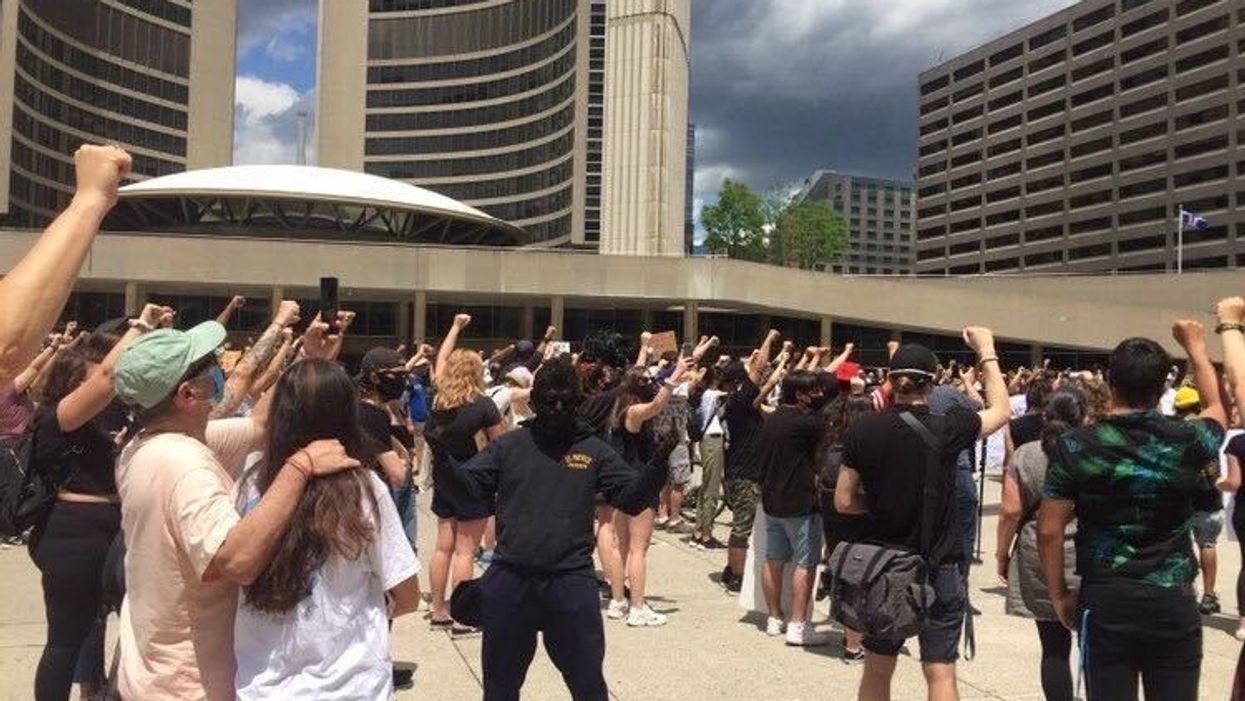The Toronto "Blackface" Protester Is Now Charged With Causing A Disturbance