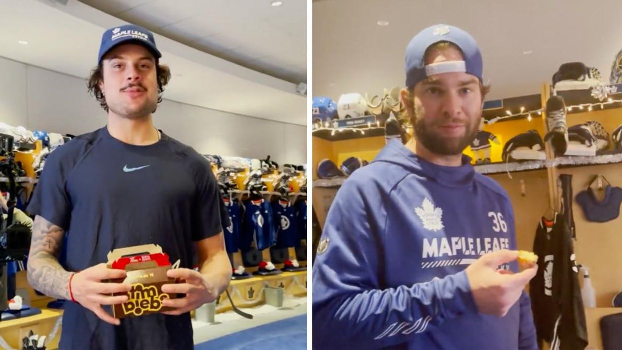 The Toronto Maple Leafs Just Tried Timbiebs & The Video Is So Perfectly Canadian