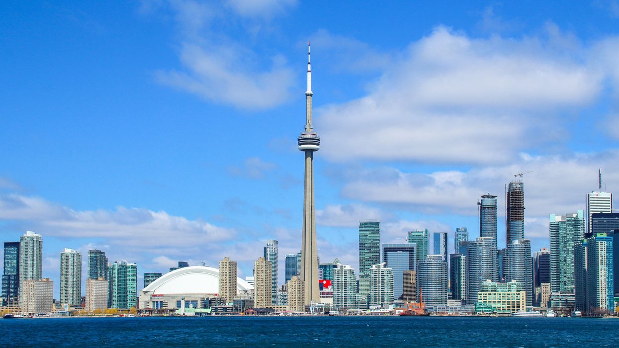 The Toronto skyline.