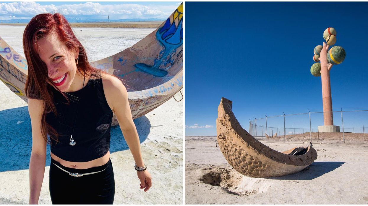 The Tree Of Utah Sits In A Barren Stretch Of Land & Towers 87 Feet Into The Sky