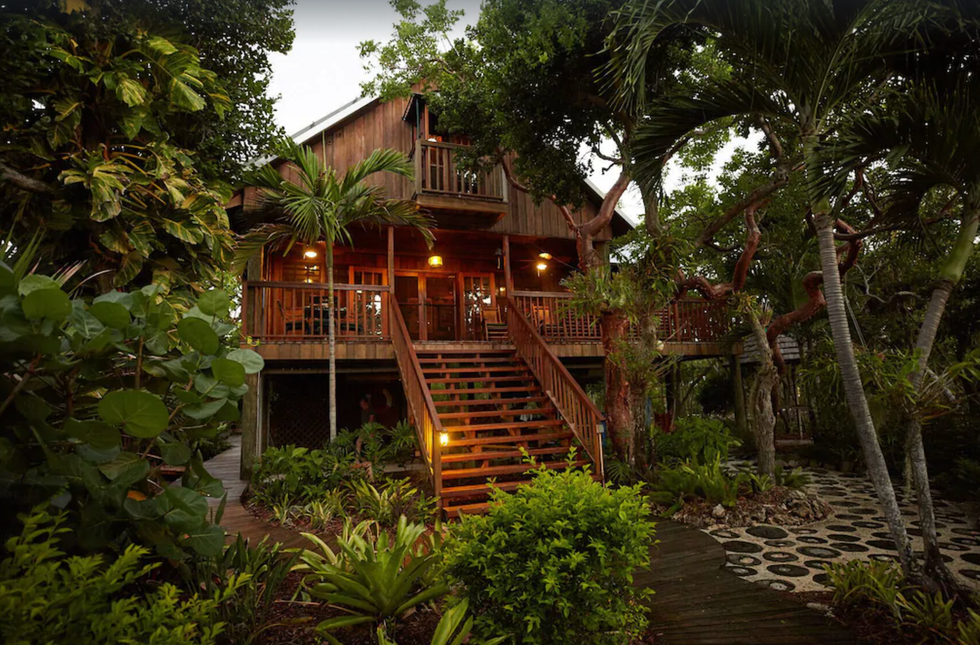 The tropical house at Seabird Key.
