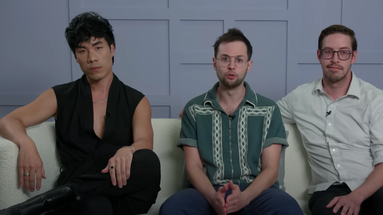 The Try Guys in their YouTube video addressing the Ned Fulmer drama.