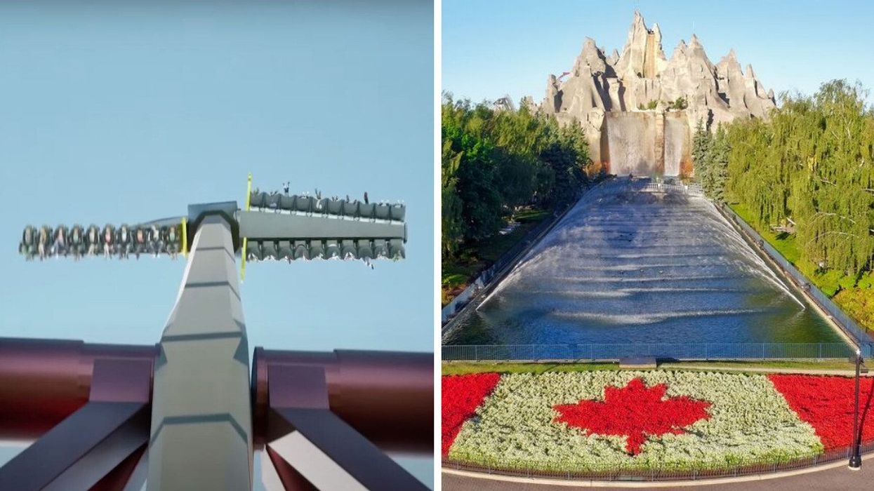 The Tundra Twister. Right: Canada's Wonderland.