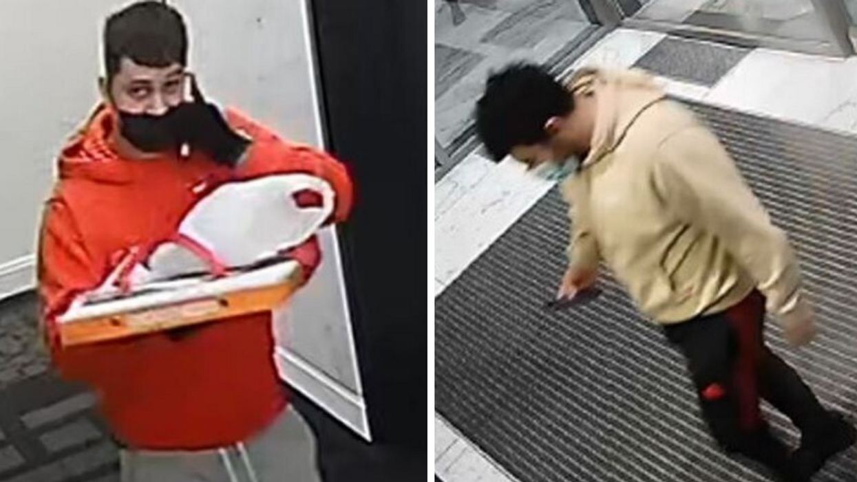 The two suspects in the investigation.