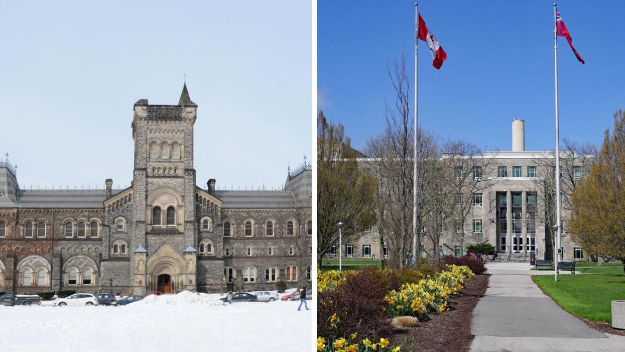 The University of Toronto. Right: McMaster University.