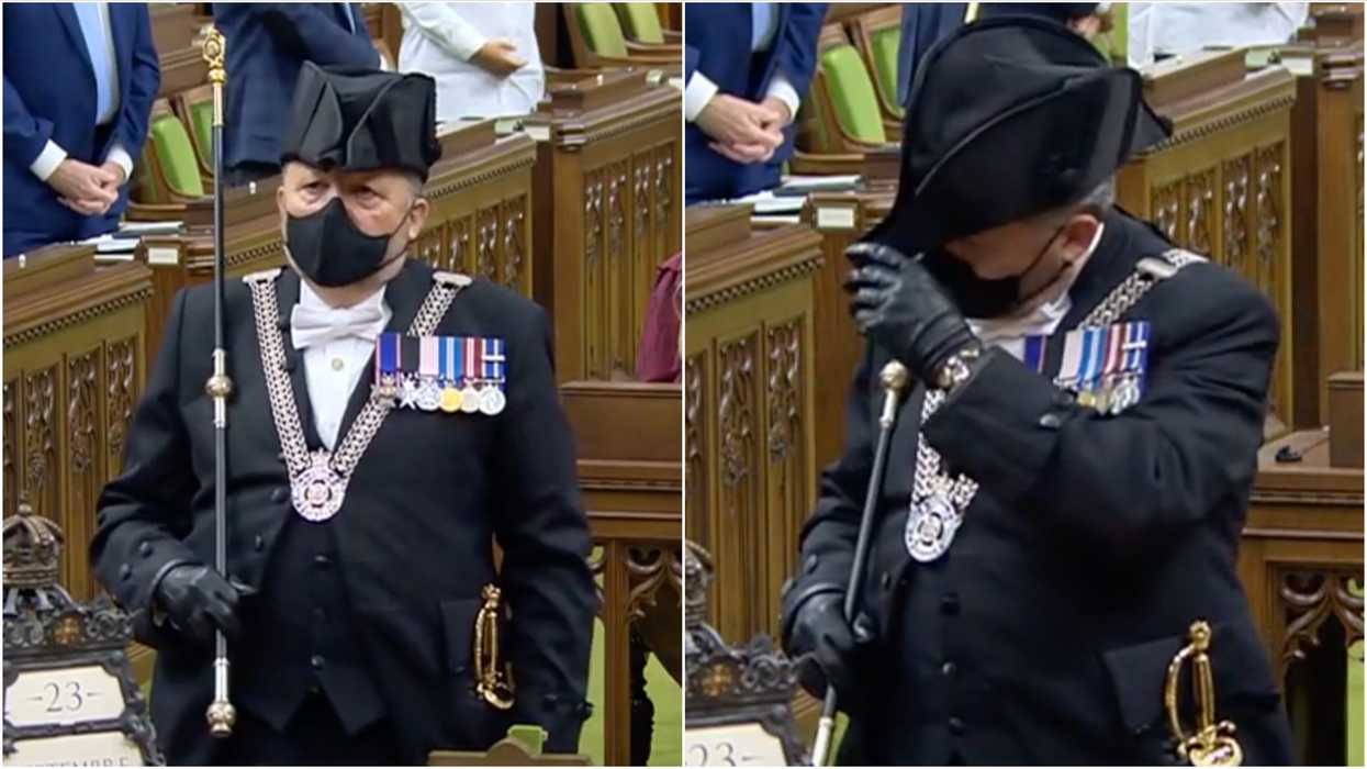 The Usher Of The Black Rod Totally Stole The Show During Canada's Throne Speech