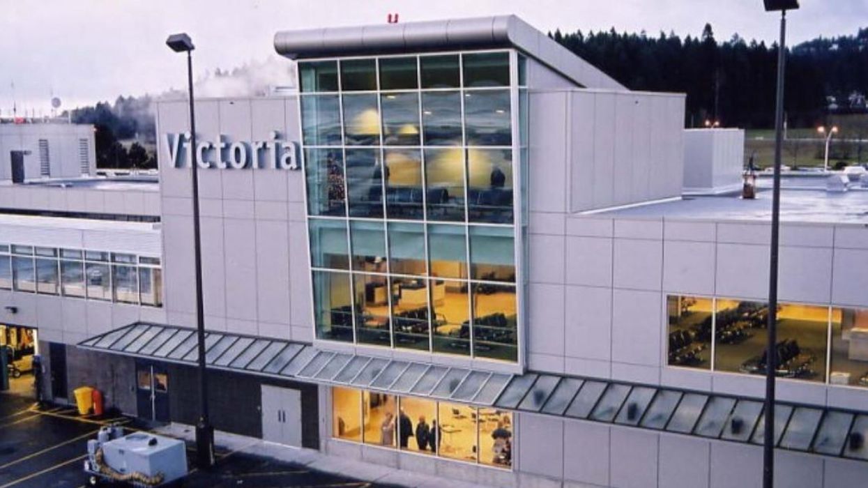 The Victoria International Airport.
