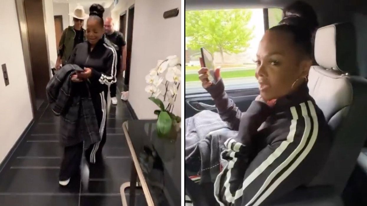 The video allegedly showing Janet Jackson in Toronto.