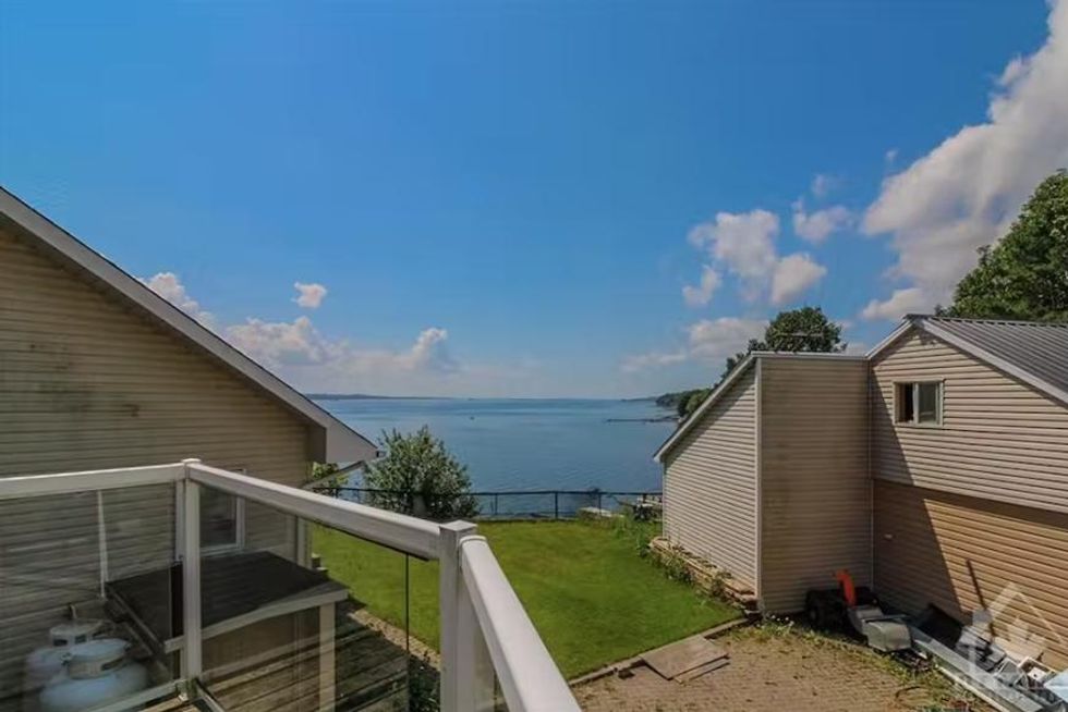 The view from the upper deck.