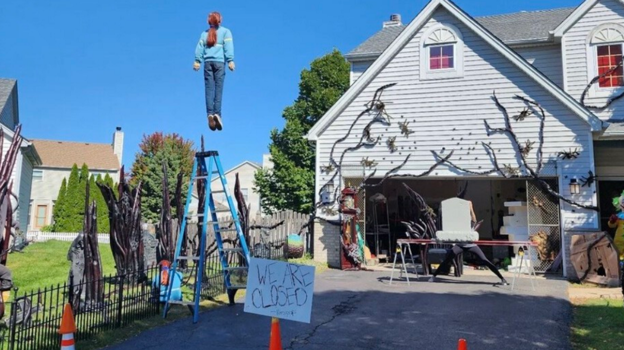 The viral "Stranger Things House" in Plainfield, IL.