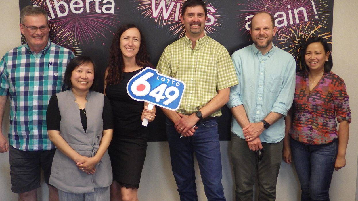 The winners of the Lotto 649 draw.