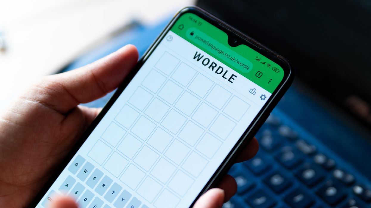 The Wordle App on a cellphone.