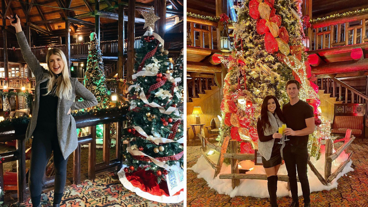 The World's Largest Log Cabin Is Near Ottawa & It's Like Spending The Holidays In A Movie