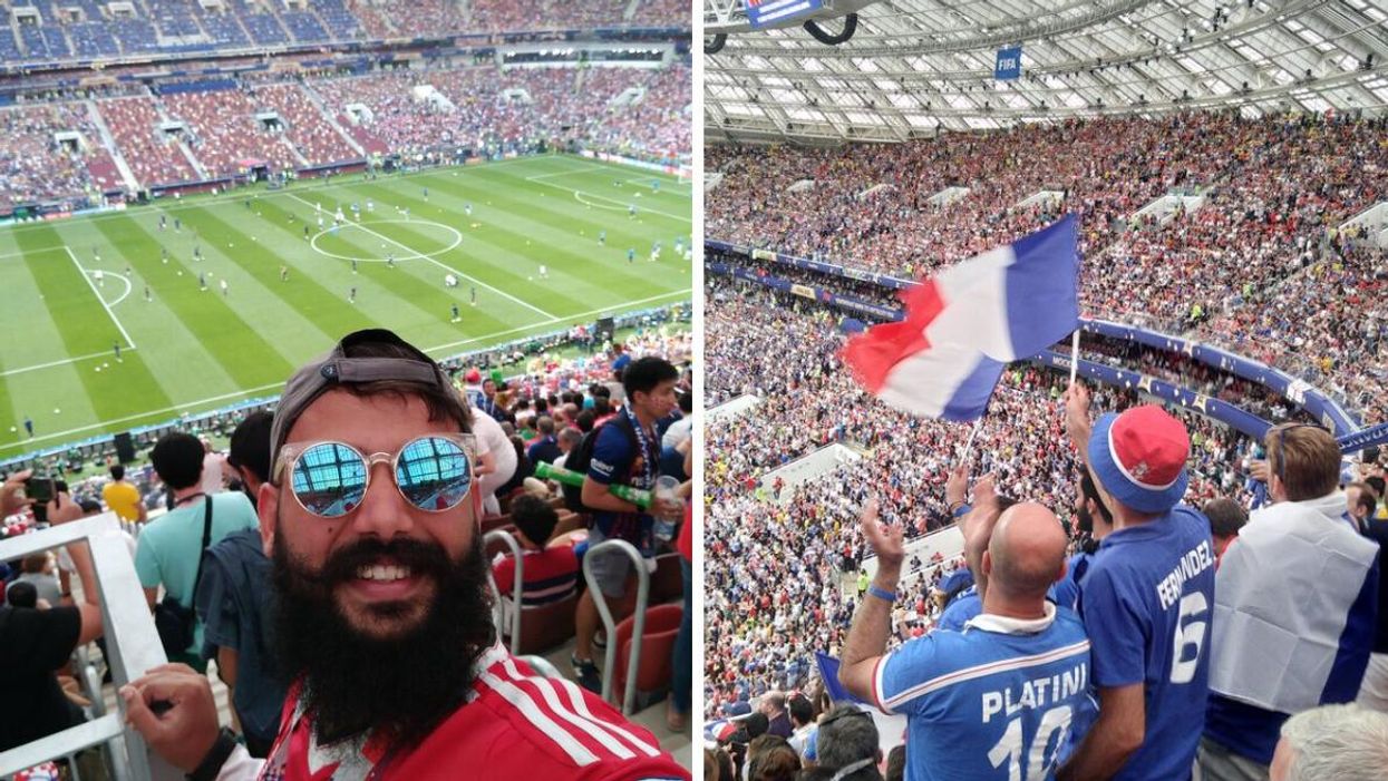The writer in Moscow for the FIFA World Cup 2018 final.