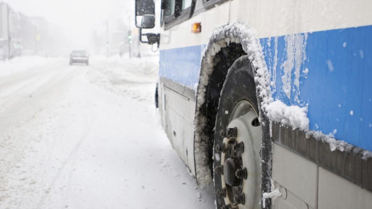 There's So Much Snow On Vancouver Island That Most Buses Had To Stop & The Roads Look Wild