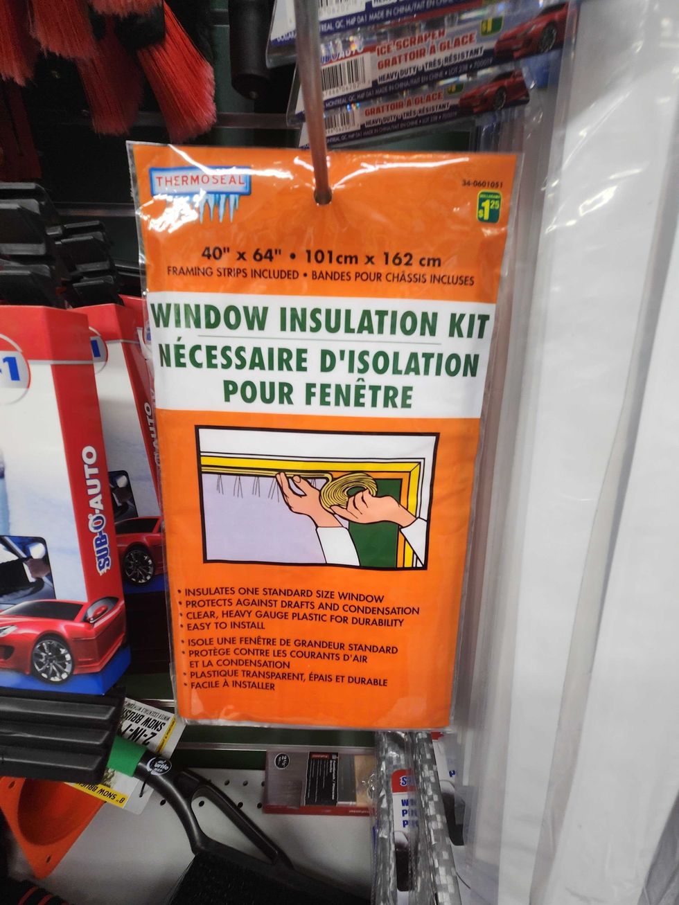 Thermoseal Storm Window Insulation Kit.