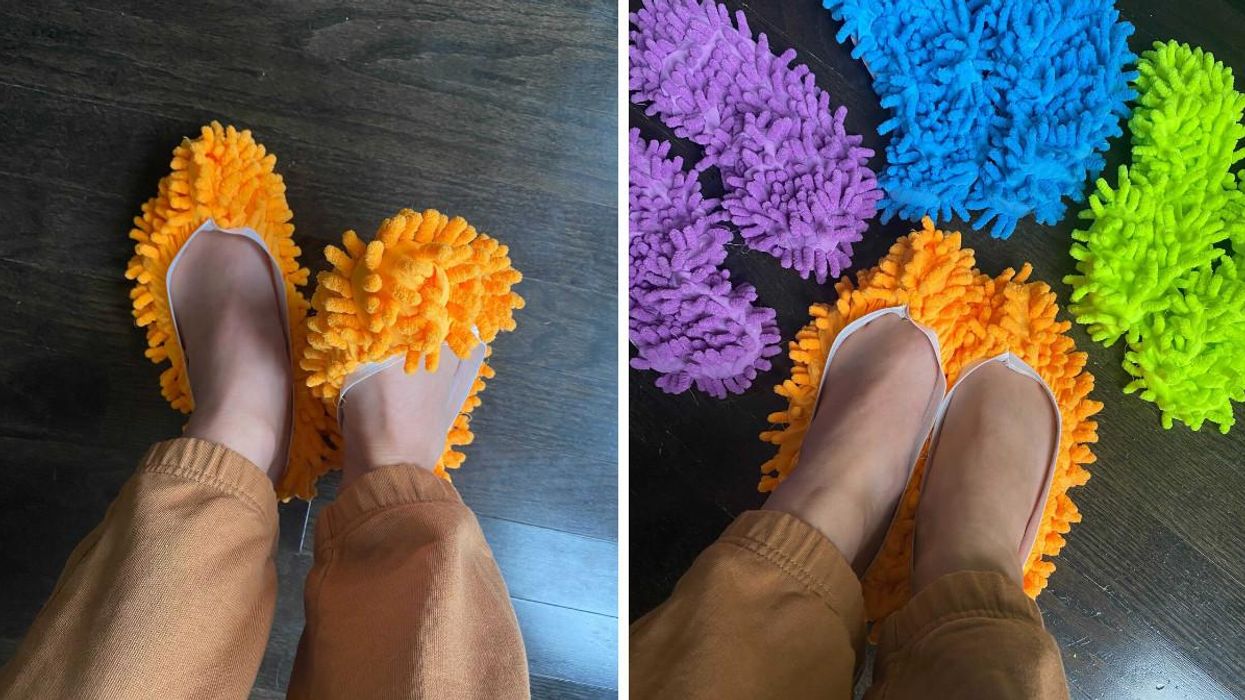 These $15 Dust Mop Slippers Are Perfect When You're Too Lazy To Clean Your Apartment