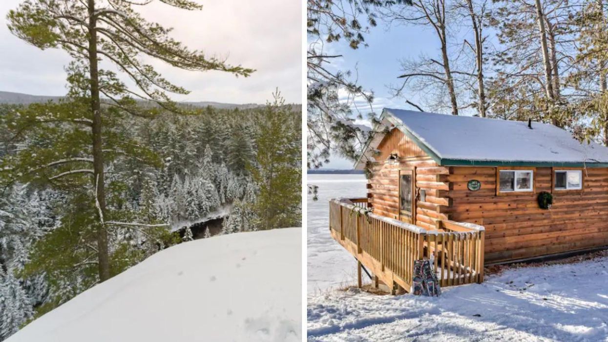 These 2 Ontario Airbnbs Just Made The List For The Most Wanted Winter Cabins In Canada