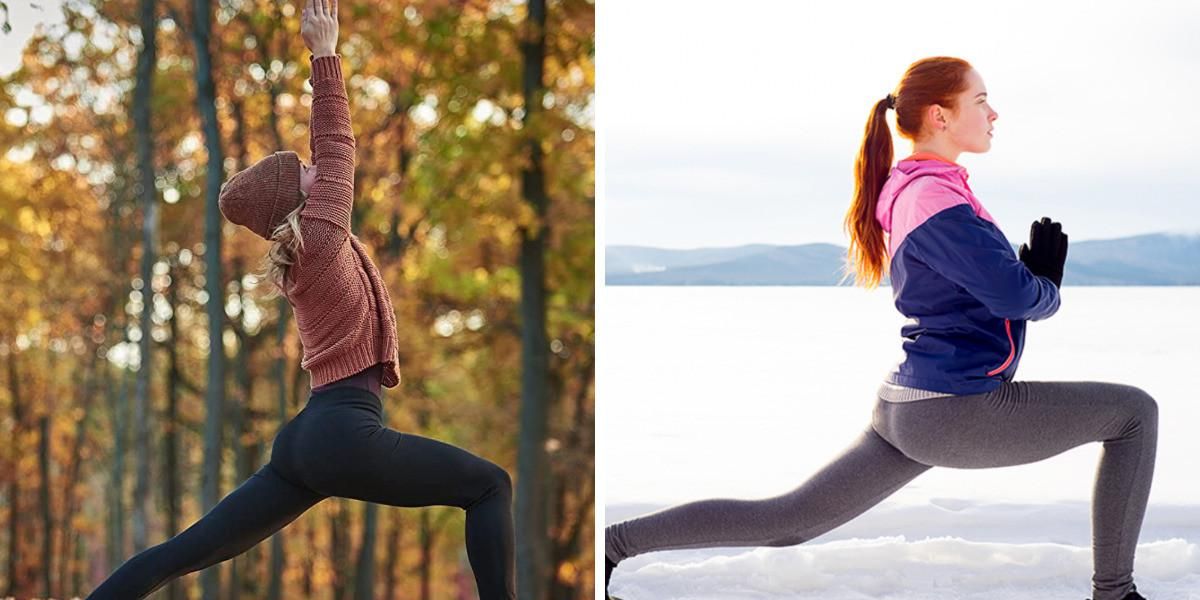 fleece lined tights canada