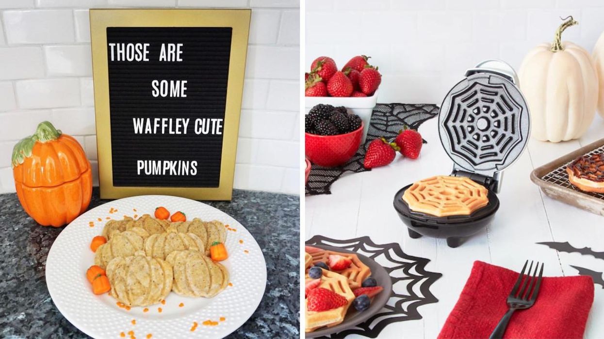 These Halloween Waffle Makers Are Too Cute To Handle & You Can Get Them At Indigo For Under $25